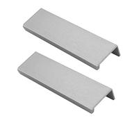 ZYFH8992 2 Pcs Tiretti Armadio invisibile Maniglie Nascosto Pomello Cassetto Angolo retto Manopole Da Cucina Pull Lega di alluminio tirettiera Mobili Manopola dell'armadio (500mm,Grigio)