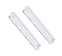 ZYFH8992 2Pcs Tiretti nascoste in Lega di alluminio Pomello per cassetti Maniglie da incasso per porta scorrevoli a scomparsa Maniglione per Armadio invisibile tirettiera Cucina (400mm,bianco)