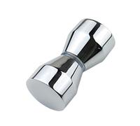 ZYFHYU 1 pezzo Pomello Maniglia for Porta Vetro Schiena a Schiena Tirante for Porta Doccia Maniglia for Mobili in Acciaio Inox Accessori for Bagno per box doccia, bagno con doccia(Color 1)