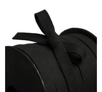 ZYFHYU Flat Suede Braided Cord Leather Belt for Jewelry Making DIY Handmade Bracelet Cords 5yards 10MM per lavori Artigianali, Gioielli, Braccialetti INT(10 Black)