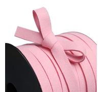 ZYFHYU Flat Suede Braided Cord Leather Belt for Jewelry Making DIY Handmade Bracelet Cords 5yards 10MM per lavori Artigianali, Gioielli, Braccialetti INT(04 Pink)