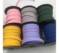 ZYFHYU Flat Suede Braided Cord Leather Belt for Jewelry Making DIY Handmade Bracelet Cords 5yards 10MM per lavori Artigianali, Gioielli, Braccialetti INT(07 Blue)