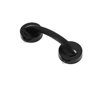 ZYFHYU Maniglia for porta interna con ventosa, for frigorifero, armadio, cassetto, bagno, barra di sicurezza, porta scorrevole in vetro senza foratura per box doccia, bagno con doccia(Black-M)