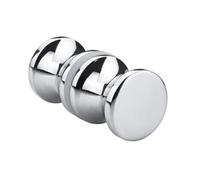 ZYFHYU Pomello for porta in vetro con due ante lega di alluminio, maniglia singola, mobiletto doccia da bagno, ferramenta la casa per box doccia, bagno con doccia(Color 3)
