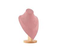 ZYFHYU Supporto per collane a Busto Espositore for Gioielli con Busto di manichino in Legno massello, Modello Ritratto, Pendente for Collo(L 28 * 18 * 12.6cm)