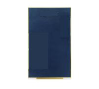 ZYFHYU Supporto per collane a Busto Window Jewelry Display Props Blue Velvet Leather Portrait Neck Necklace Live Rack(54 * 33cm)