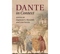 Zygmunt G. Barański Dante in Context (Tascabile) Literature in Context