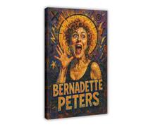 ZYGNBHL Comico Bernadette_Peters poster camera da letto tela decorazione sport paesaggio ufficio camera decorazione cornice regalo 40,6 x 61 cm