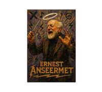 ZYGNBHL Direttore d'orchestra Ernest_Ansermet, poster artistico su tela e stampa artistica da parete, decorazione moderna per camera da letto, senza cornice, 30,5 x 45,7 cm