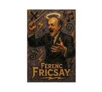 ZYGNBHL Direttore d'orchestra Ferenc_Fricsay Art Wall Decoration Poster Family Bar Restaurant Garage Cafe Art Sign Gift Unframe 30,5 x 45,7 cm
