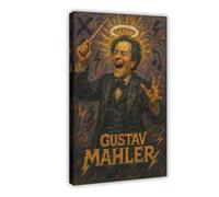 ZYGNBHL Direttore d'orchestra Gustav_Mahler Poster per l'estetica della stanza, poster su tela da parete e cornice 61 x 91,4 cm