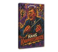 ZYGNBHL Direttore d'orchestra Hans_Knappertsbusch (2) poster da parete su tela per camera da letto, ufficio, cucina, decorazione, cornice regalo, 50,8 x 76,2 cm