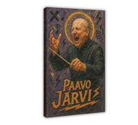 ZYGNBHL Direttore d'orchestra Paavo_Järvi Poster su tela da parete per camera da letto ufficio camera da letto decorazione camera da letto cornice regalo 61 x 91,4 cm
