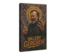 ZYGNBHL Direttore d'orchestra Valery_Gergiev Poster per camera da letto, decorazione per camera da letto, paesaggio sportivo, ufficio, stanza, cornice regalo, 50,8 x 76,2 cm