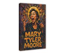 ZYGNBHL "Heaven Needs Humo" Serie - Comica Mary_Tyler_Moore Art Wall Decoration Poster Famiglia Bar Ristorante Garage Cafe Cartello artistico Cornice regalo 61 x 91,4 cm