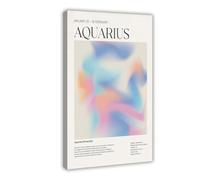 ZYGNBHL Informazioni su The Aquarius Fortune Personality Introduction, Twelve_constellations Art Wall Decoration Poster Family Bar Restaurant Garage Cafe Art Sign Gift