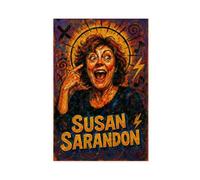 ZYGNBHL Poster artistico da parete su tela con stampa comica Susan_Sarandon, per l'estetica della stanza, 50,8 x 76,2 cm