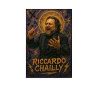ZYGNBHL Poster artistico su tela con direttore d'orchestra Riccardo_Chailly e stampa artistica da parete moderna per la camera da letto, senza cornice, 61 x 91,4 cm