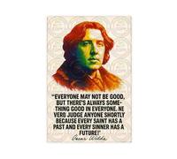 ZYGNBHL Poster con citazione dello scrittore Oscar Wilde, decorazione per camera da letto, paesaggio sportivo, ufficio, stanza, regalo, senza cornice, 61 x 91,4 cm
