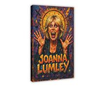 ZYGNBHL Poster da parete con comico Joanna_Lumley per l'estetica della stanza, poster artistico da parete e cornice 30,5 x 45,7 cm