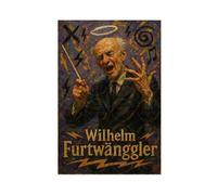 ZYGNBHL Poster del direttore d'orchestra Wilhelm_Furtwängler per l'estetica della stanza, stampa su tela, 30,5 x 45,7 cm