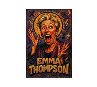 ZYGNBHL Poster della comica Emma_Thompson su tela per camera da letto, decorazione per ufficio, camera da letto, regalo, senza cornice, 40,6 x 61 cm