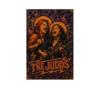 ZYGNBHL Poster su tela con cantante country The_Judds, decorazione da parete per camera da letto, ufficio, stanza, regalo, senza cornice, 30,5 x 45,7 cm