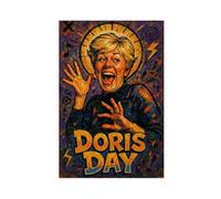 ZYGNBHL Poster su tela "Heaven Needs Humo" - Comico Doris_Day, decorazione per camera da letto, paesaggio sportivo, ufficio, stanza, regalo, senza cornice, 40,6 x 61 cm