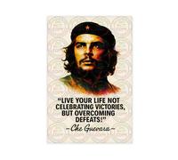 ZYGNBHL Rivoluzionario Che_Guevara Citazione Art Decorazione da Parete Poster Famiglia Bar Ristorante Garage Cafe Art Sign Regalo Unframe 61 x 91,4 cm