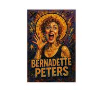 ZYGNBHL Stampa artistica da parete su tela del comico Bernadette_Peters, per casa, scuola, ufficio, decorazione senza cornice, 30,5 x 45,7 cm