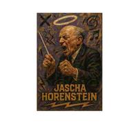 ZYGNBHL Stampa artistica da parete su tela del direttore d'orchestra Jascha_Horenstein, per casa, scuola, ufficio, senza cornice, 50,8 x 76,2 cm