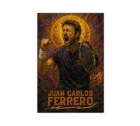 ZYGNBHL Stampa artistica su tela con il famoso tennista Juan Carlos_Ferrero, per camera di ragazzi e adolescenti, stampa artistica su tela, 30,5 x 45,7 cm