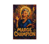 ZYGNBHL Stampa artistica su tela "Heaven Needs Humo" - Comica Marge_Champion, stampa artistica da parete moderna per camera da letto, senza cornice, 50,8 x 76,2 cm