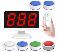 ZYGPH Sistema di Gioco a Quiz Wireless con Telecomando per 4-10 Giocatori, Ideale per attività educative ed Eventi di Gruppo