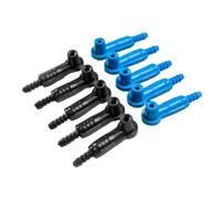 ZYHARUKO 10 connettori professionali per lo spurgo delle pompe di scambio, adattatore per il cambio del liquido dei freni, connettori di spurgo per l'estrazione dell'olio sottovuoto