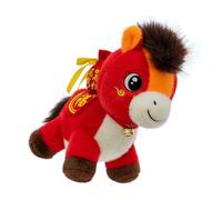 ZYHARUKO Animali farciti del fumetto Giocattolo Bella Forma di Cavallo Fumetto Anime Figura Cavallo Mascotte Per Capodanno Cinese Bambini Regalo Peluche Sonno Partner Toy