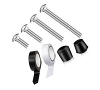 ZYHARUKO Attrezzatura della guardia di colore compreso le ancore dell'acciaio inossidabile ed i cappucci di gomma dei pali per la migliore rotazione dell'attrezzatura della guardia