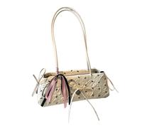 ZYHARUKO Borsa a tracolla da donna con graziosi fiocchi ascella borsa alla moda con manico superiore alla moda tutti i giorni per tutti i giorni con fiocchi belli ascella per le donne borsa a tracolla