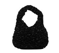 ZYHARUKO Borsa con manico superiore strutturato per donne che lavorano borsa in poliestere di grande capacità per laptop documenti quotidiani trasportare borsa pieghettata essenziale per le donne