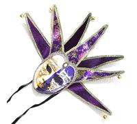 ZYHARUKO Costume in maschera vintage veneziani giullari carnevale cosplay festa di Halloween per donne uomini decorazioni da parete