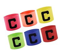 ZYHARUKO Fascia da braccio da calcio per allenamento squadra di calcio capitano bande torneo sport gioco regolabile giocatore capitano di calcio