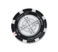 ZYHARUKO Golfs Green Reader Marcatori a sfera a doppio lato ad alta precisione livelli di aiuto per la lettura accurata con livelli di spirito