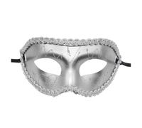 ZYHARUKO Occhio dipinto a mano per feste di Halloween, per uomini e donne, decorazione per feste in maschera, colore bianco