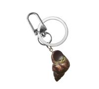 ZYHARUKO Portachiavi a forma di lumaca, robusta costruzione in resina, repliche dettagliate, design per un amico ispirato al supporto in resina, Confezione singola., Taglia unica