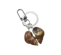 ZYHARUKO Portachiavi a forma di lumaca, robusta costruzione in resina, repliche dettagliate, design per un amico ispirato al supporto in resina, Due confezioni, Taglia unica