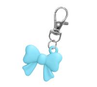 ZYHARUKO Portachiavi per balsamo per le labbra, elegante supporto con design a fiocco e portatile, per uso quotidiano, per donne e ragazze, porta lucidalabbra portatile, Blu, Taglia unica