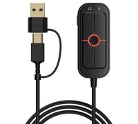 ZYHARUKO Portatile Esterno Indipendenti USB Scheda Audio Con Modalità Rapide Commutazione Per Home Entertainment Scheda Audio Esterna