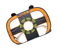 ZYHARUKO Rete da calcio per allenamento a corrente continua, con 5 distretti di pratica, montaggio rapido per quattrocento per ogni età, tessuto universitario pieghevole