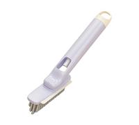 ZYHARUKO Spazzola rotante con setole rigide con funzione spray per piastrelle efficienti per pulire piastrelle stucco bagno WC uso spazzola per la pulizia della malta