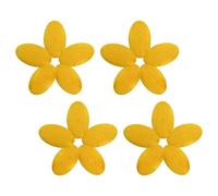 ZYHARUKO Stazione dell'acqua galleggiante amichevole delle api per l'apicoltura del cortile facile da pulire trasporta più uso all'aperto giardino giallo galleggiante isola delle api